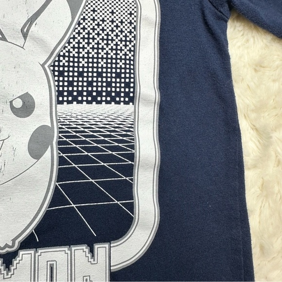Pokémon Pikachu T-Shirt Blue & White Size 7 - Picture 3 of 16